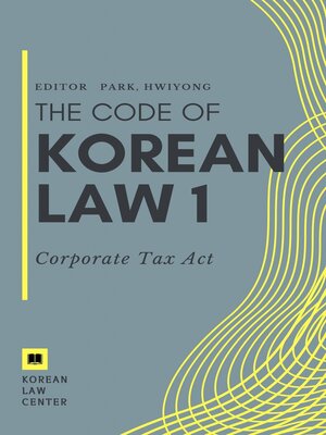 cover image of Corporate Tax Act